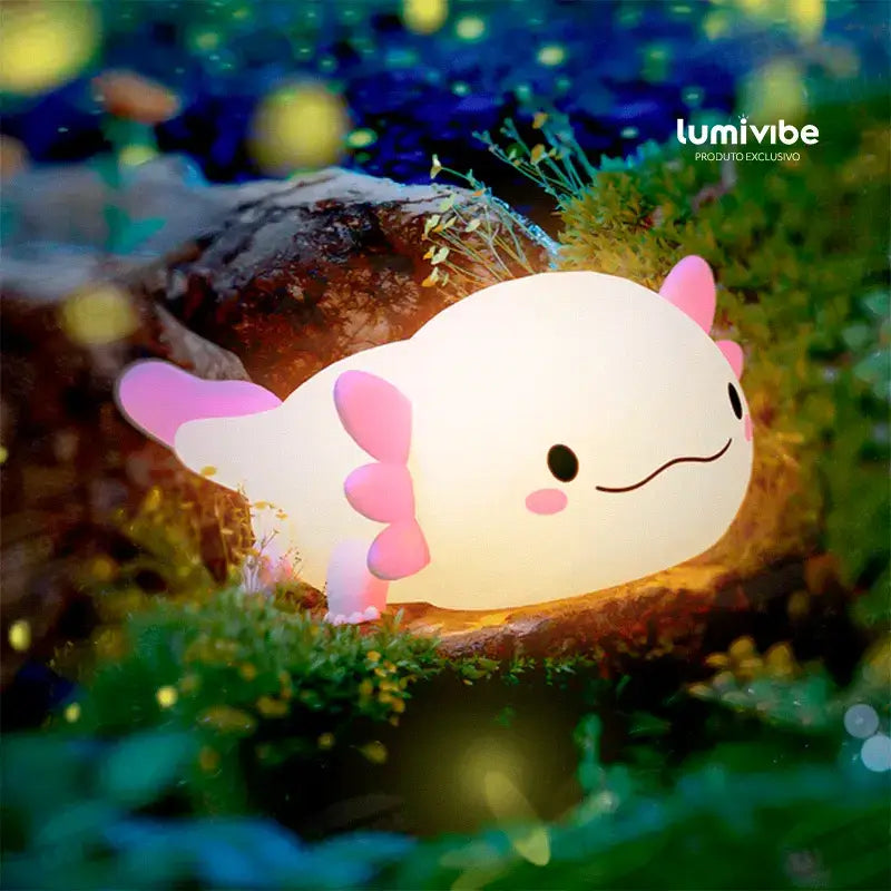 Axolamp™ - Luminária LED Noturna Axolote