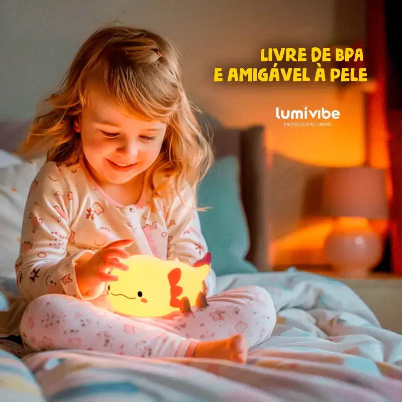 Axolamp™ - Luminária LED Noturna Axolote