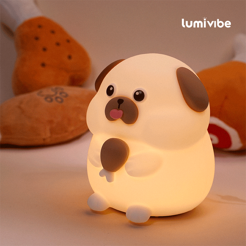 Cachorrinho Fominha - Luminária LED Noturna