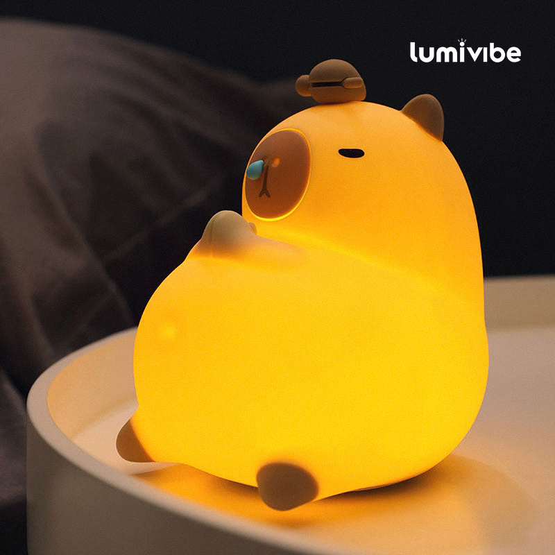 Capivara Ronquenta - Luminária LED Noturna