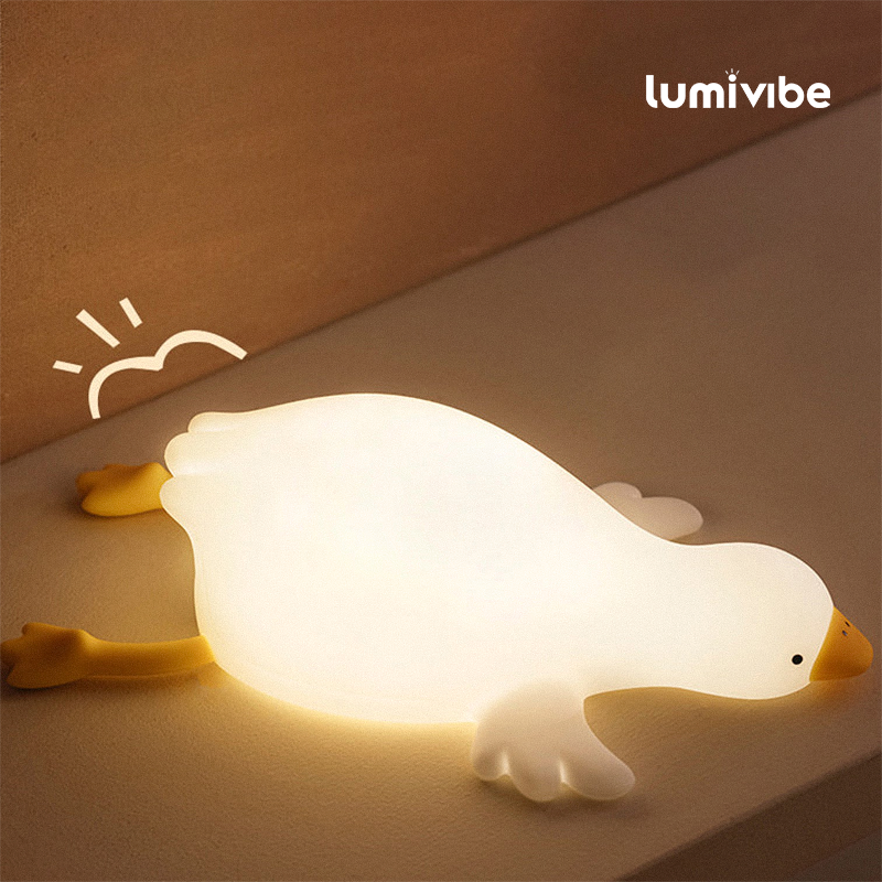 Ganso Branco - Luminária LED Noturna