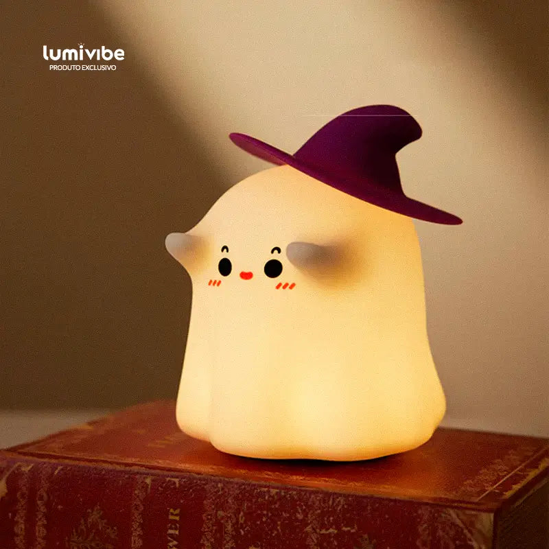 Ghost - Luminária LED Noturna Fantasma
