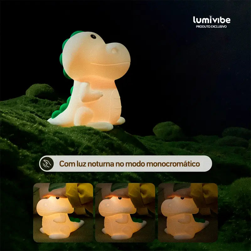 Dino - Luminária LED Noturna Dinossauro