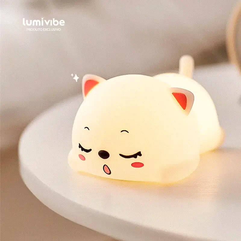 Gatinho - Luminária LED Noturna Gato