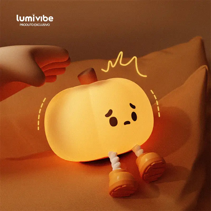 MrAbóbora™ - Luminária LED Noturna Abóbora