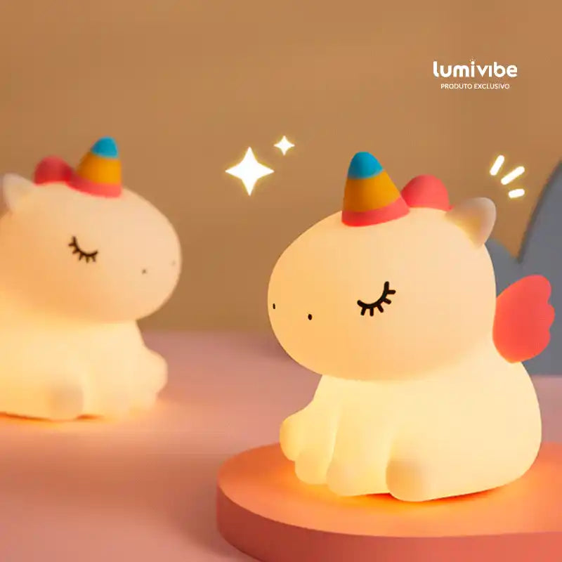 Unilamp™ - Luminária LED Noturna Unicórnio