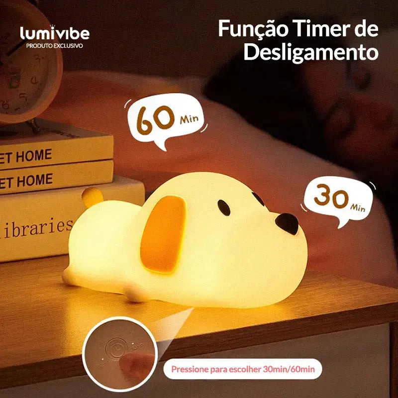 Cãopanheiro™ - Luminária LED Noturna Cachorro