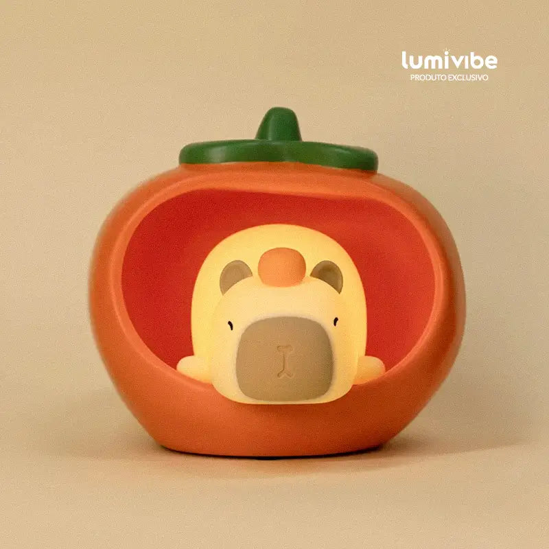 Capivara Deitada - Luminária LED Noturna