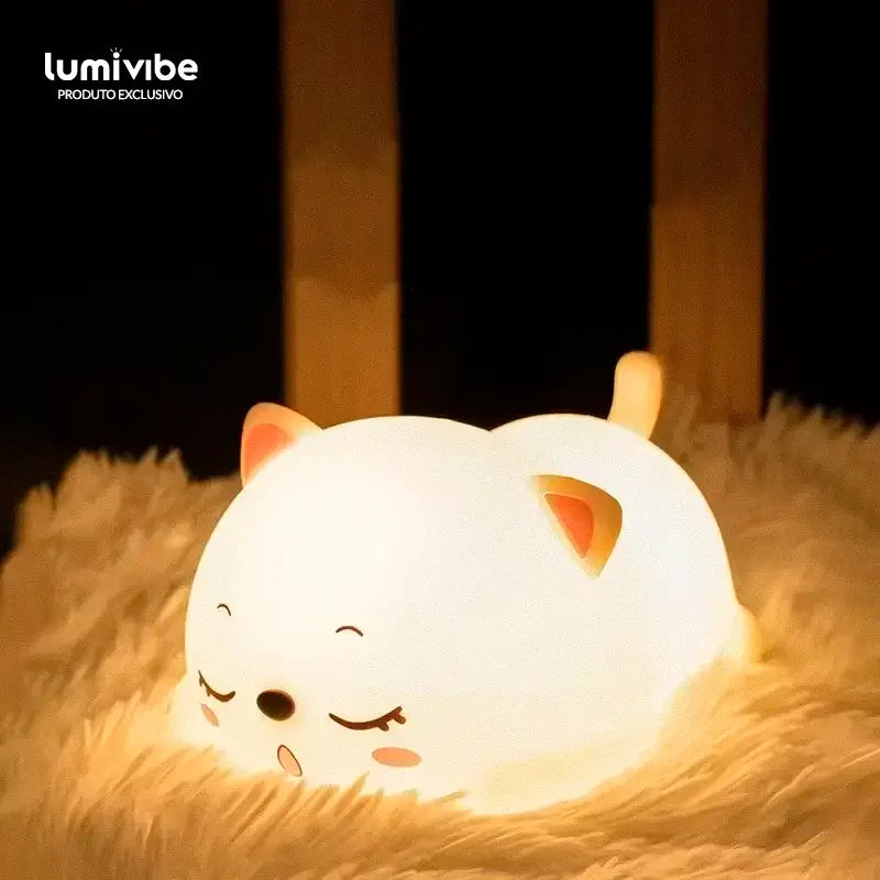 Gatinho - Luminária LED Noturna Gato