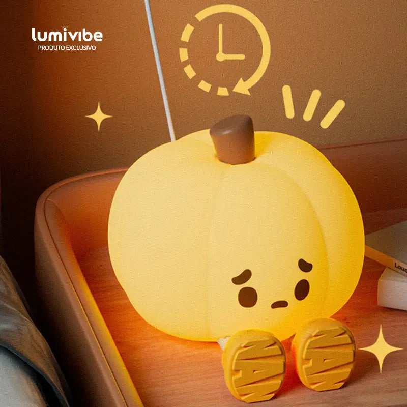MrAbóbora™ - Luminária LED Noturna Abóbora