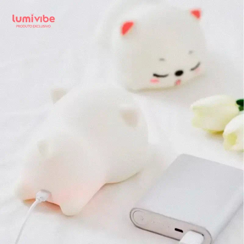 Gatinho - Luminária LED Noturna Gato