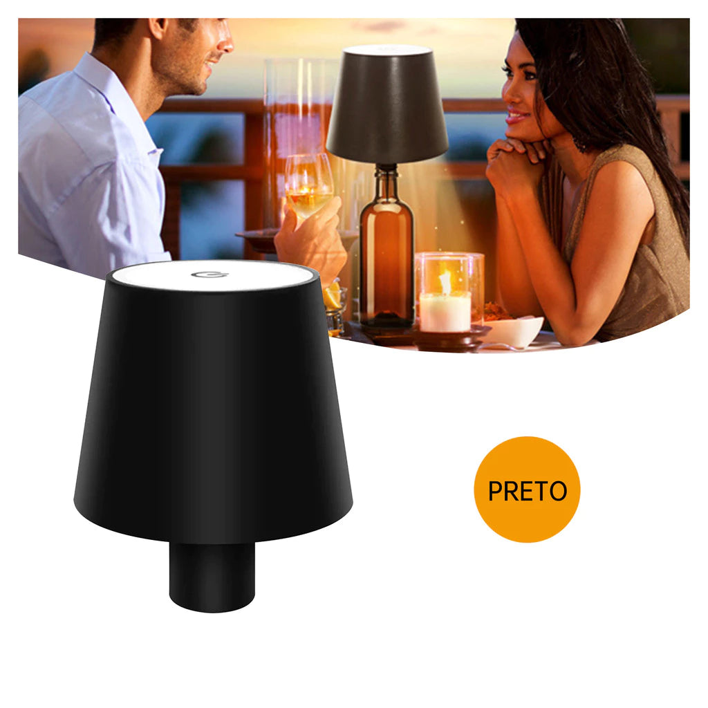 GlowBottle™ - Luminária de Garrafa LED Portátil para Decoração