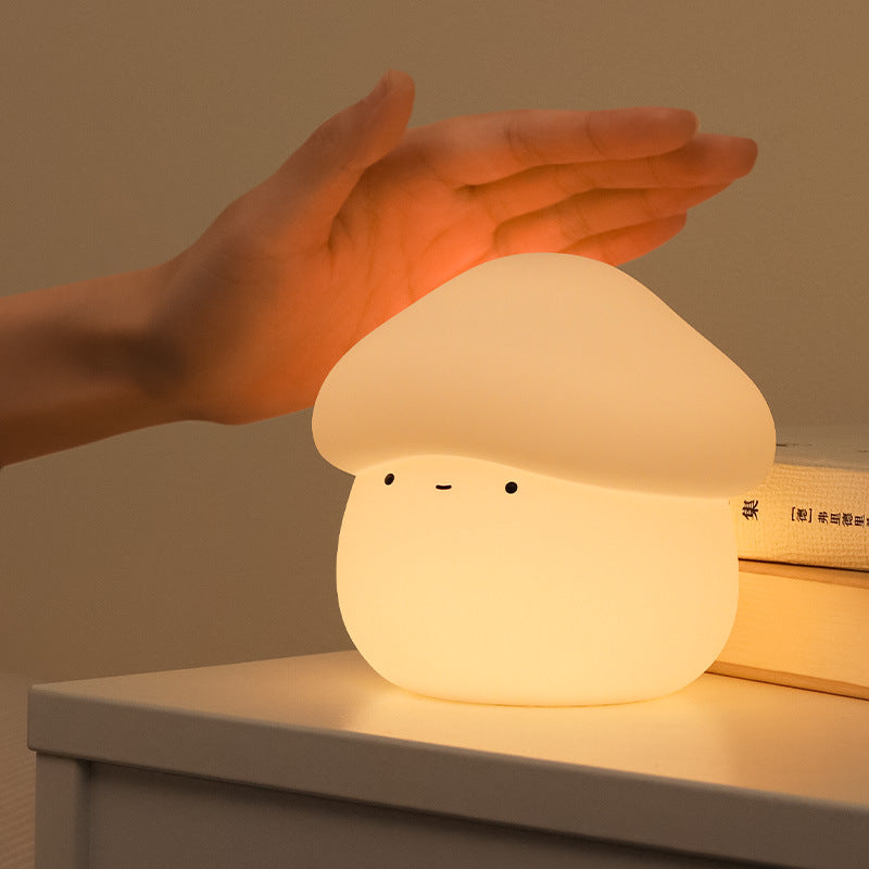 Cogumelo Sorridente - Luminária LED Noturna