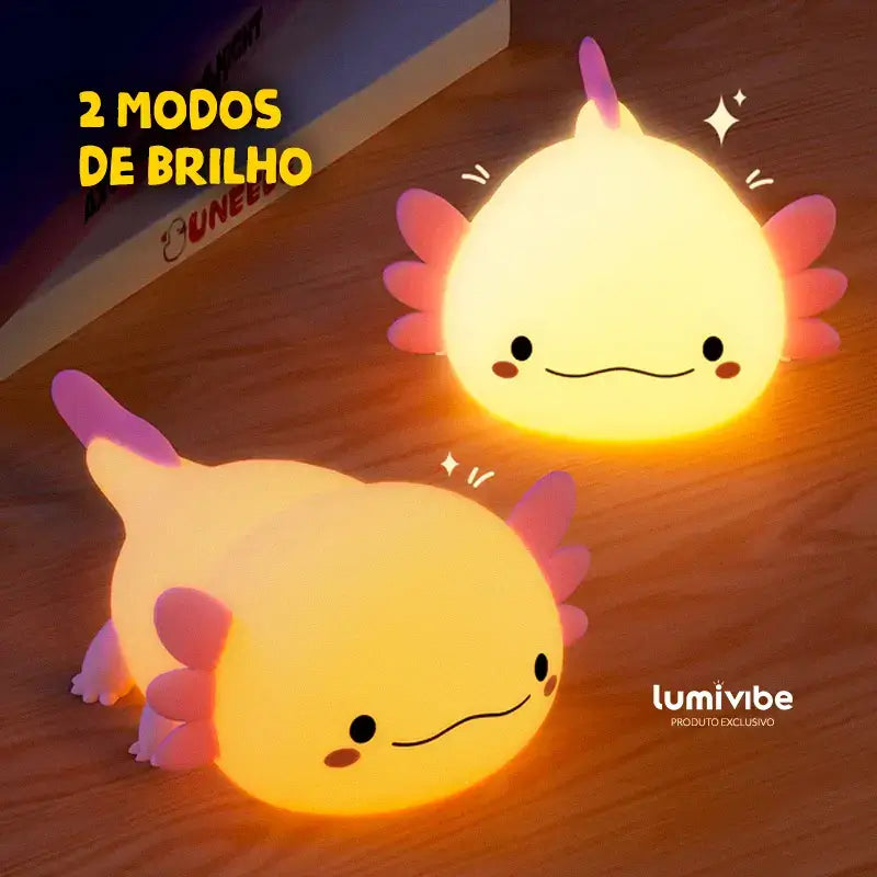 Axolamp™ - Luminária LED Noturna Axolote