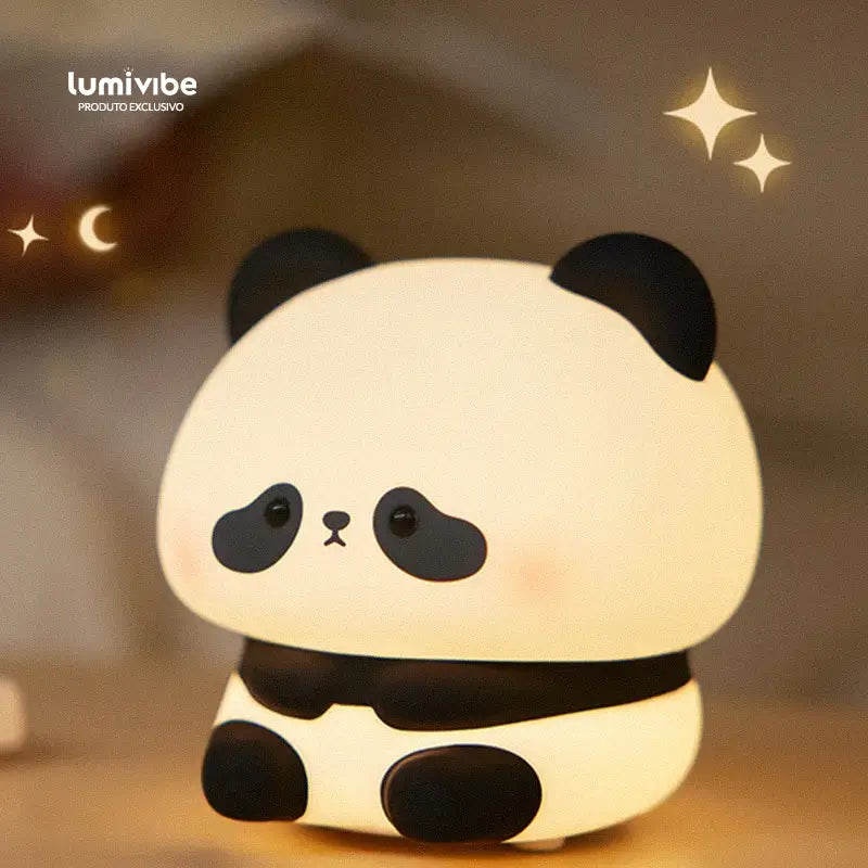 Panda Fofinho - Luminária LED Noturna