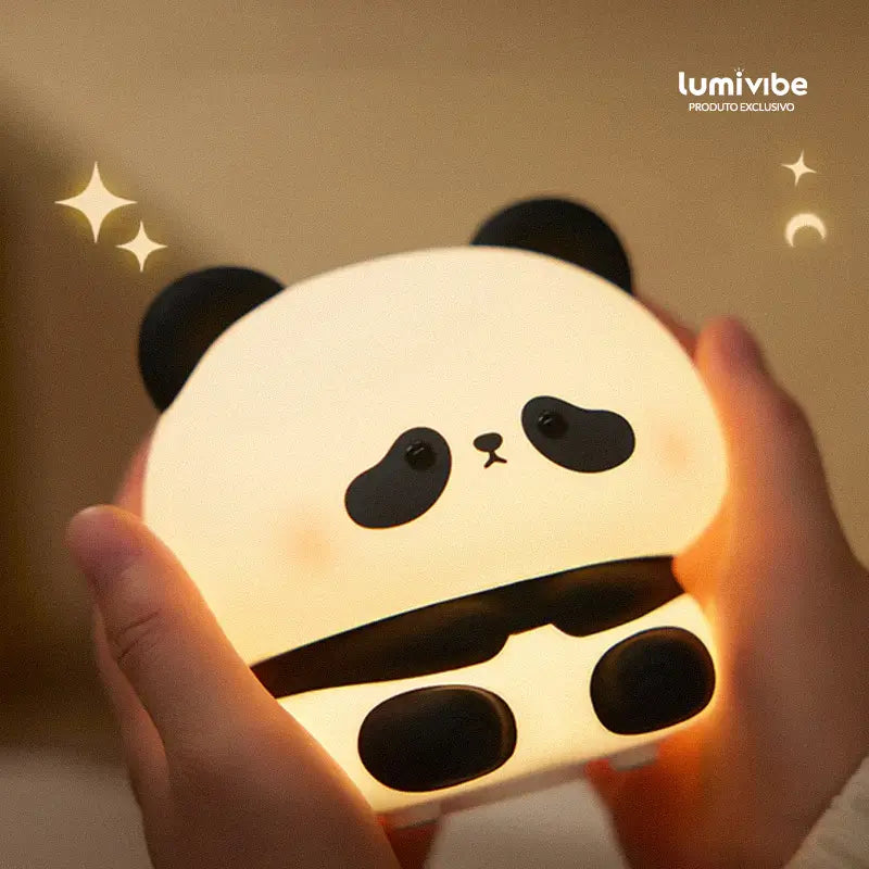 Panda Fofinho - Luminária LED Noturna