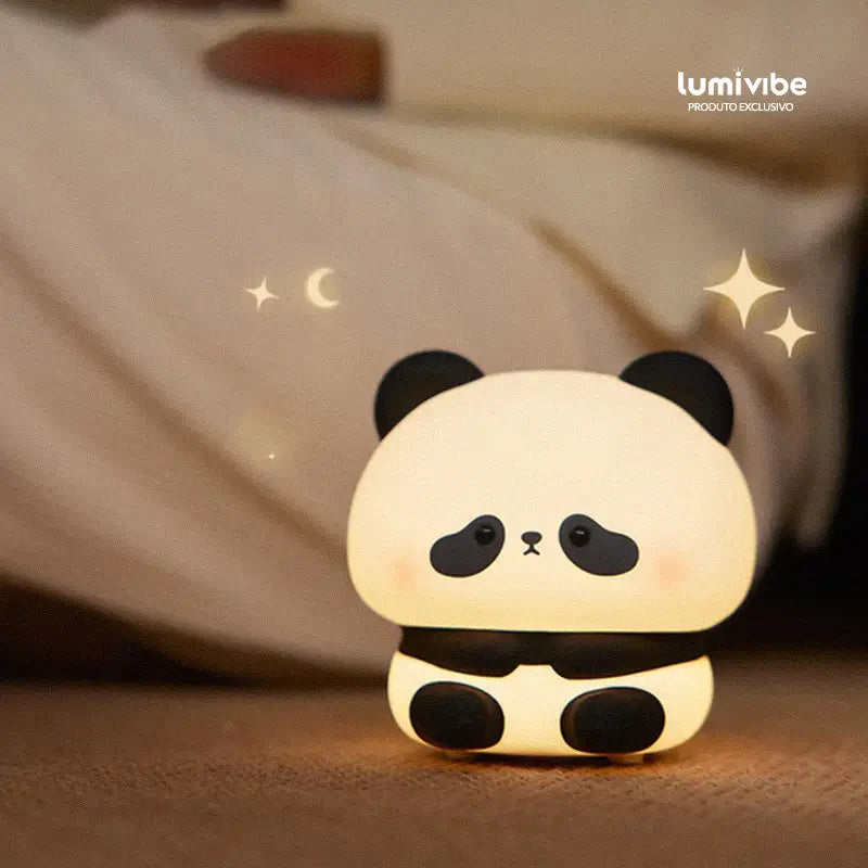 Panda Fofinho - Luminária LED Noturna