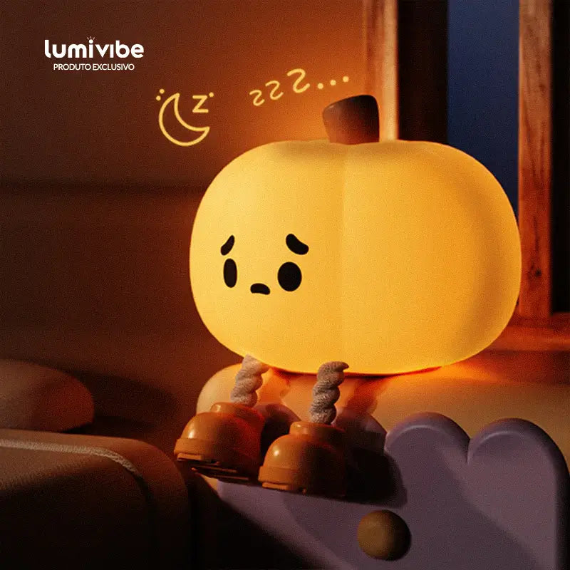 MrAbóbora™ - Luminária LED Noturna Abóbora