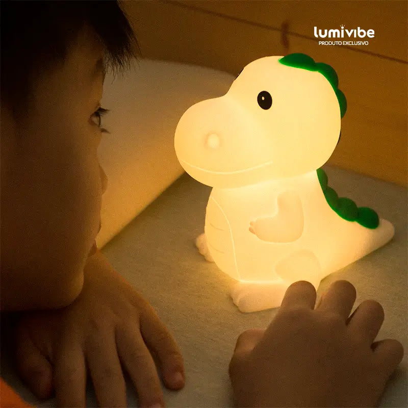 Dino - Luminária LED Noturna Dinossauro