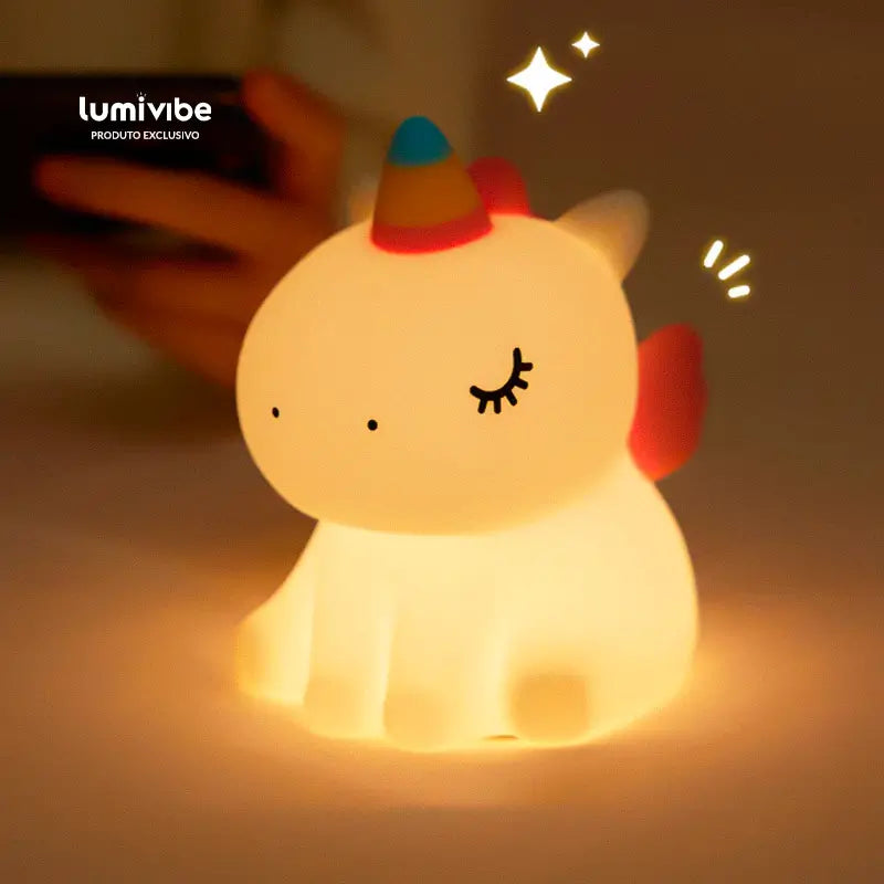 Unilamp™ - Luminária LED Noturna Unicórnio