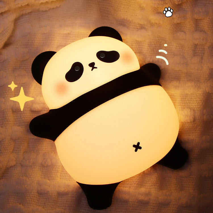 Panda Preguiçoso - Luminária LED Noturna