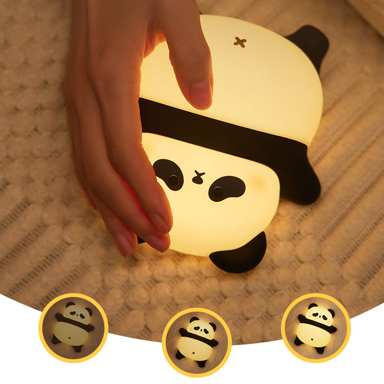 Panda Preguiçoso - Luminária LED Noturna