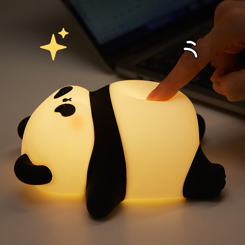 Panda Preguiçoso - Luminária LED Noturna
