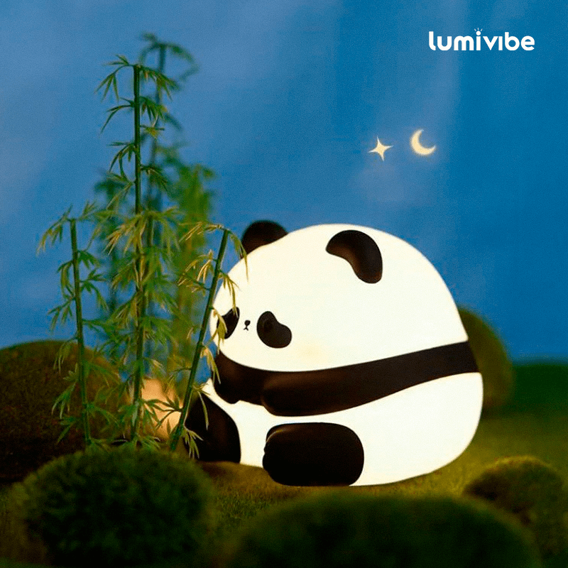 Panda Fofo - Luminária LED Noturna