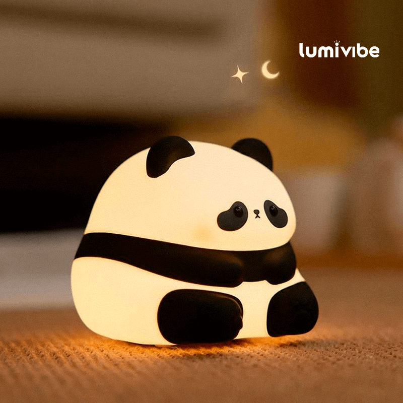 Panda Fofo - Luminária LED Noturna