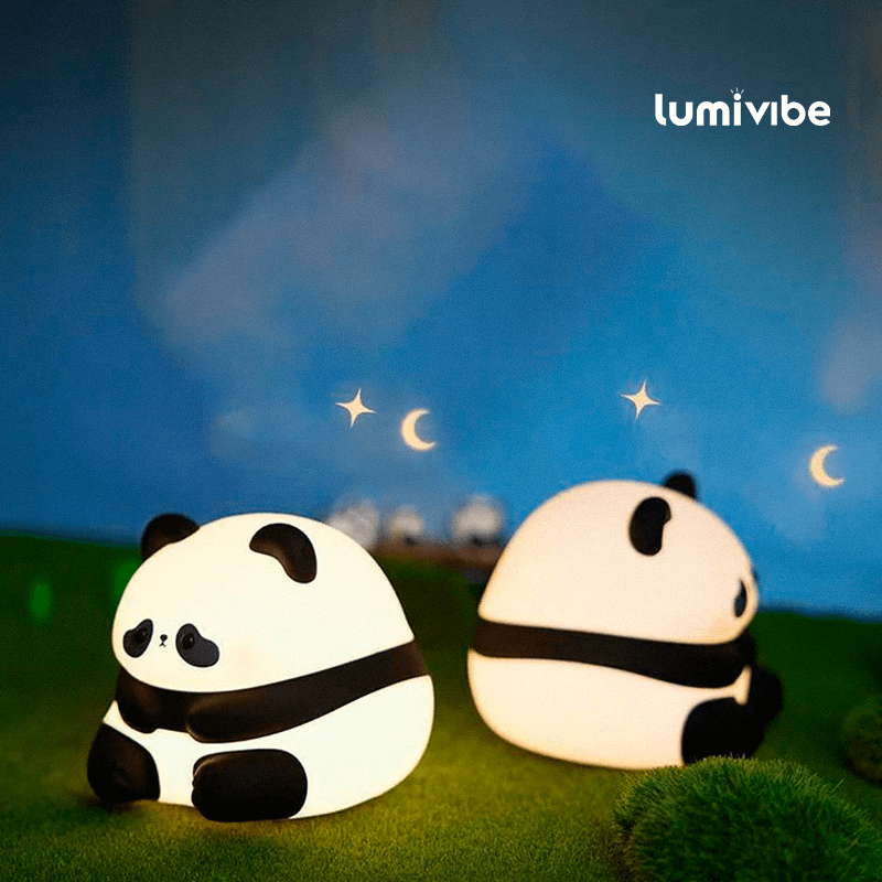 Panda Fofo - Luminária LED Noturna