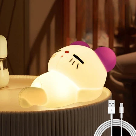 PetLamp™ – Luminária LED Noturna Cachorrinho ou Gatinho de Silicone com Toque Recarregável