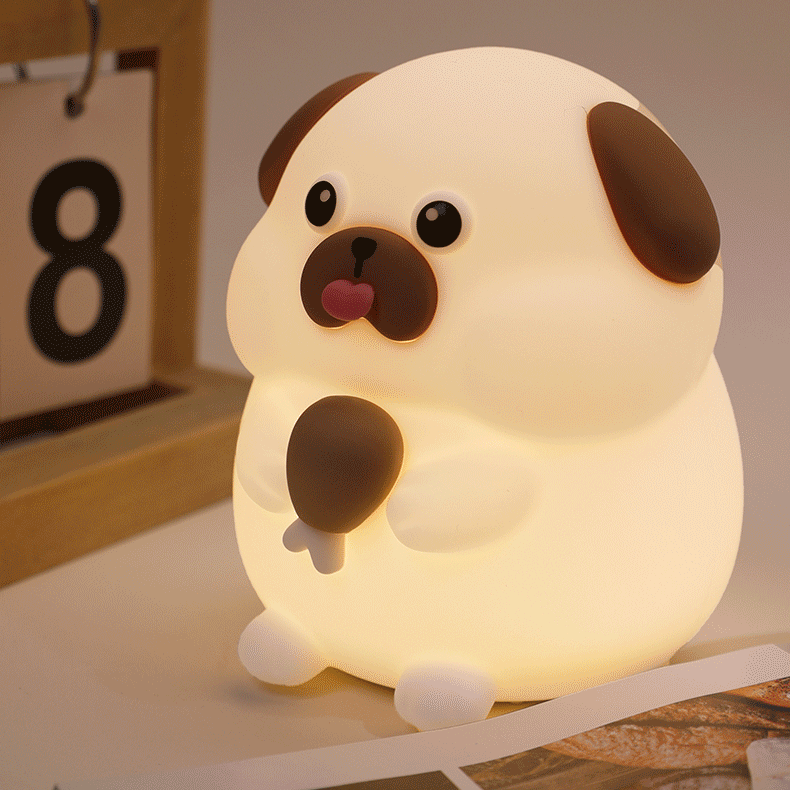 Cachorrinho Fominha - Luminária LED Noturna
