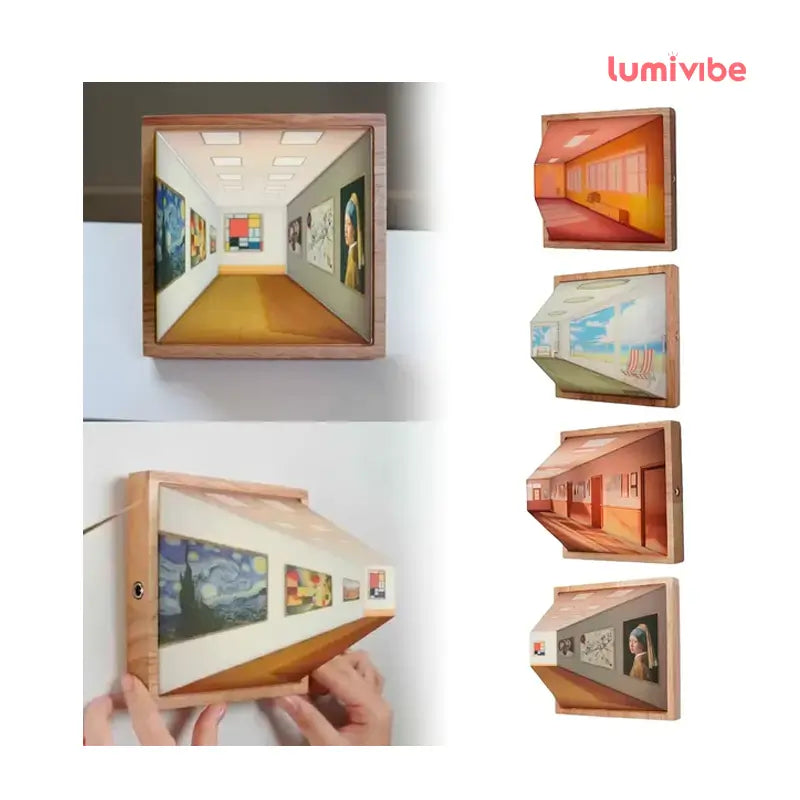OptiLumi - Luminária de Ilusão Ótica