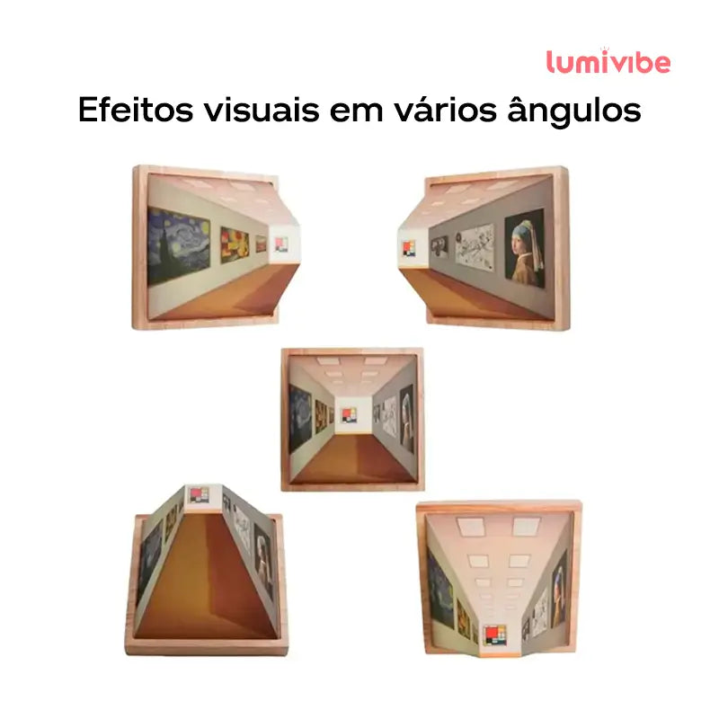 OptiLumi - Luminária de Ilusão Ótica
