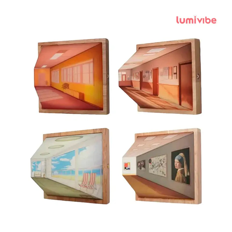OptiLumi - Luminária de Ilusão Ótica