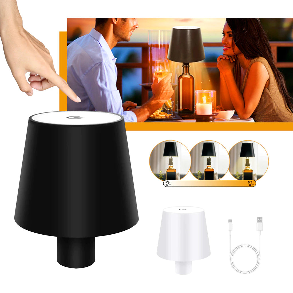 GlowBottle™ - Luminária de Garrafa LED Portátil para Decoração