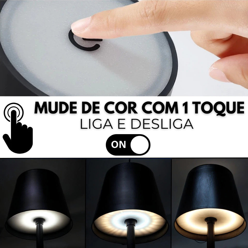 GlowBottle™ - Luminária de Garrafa LED Portátil para Decoração